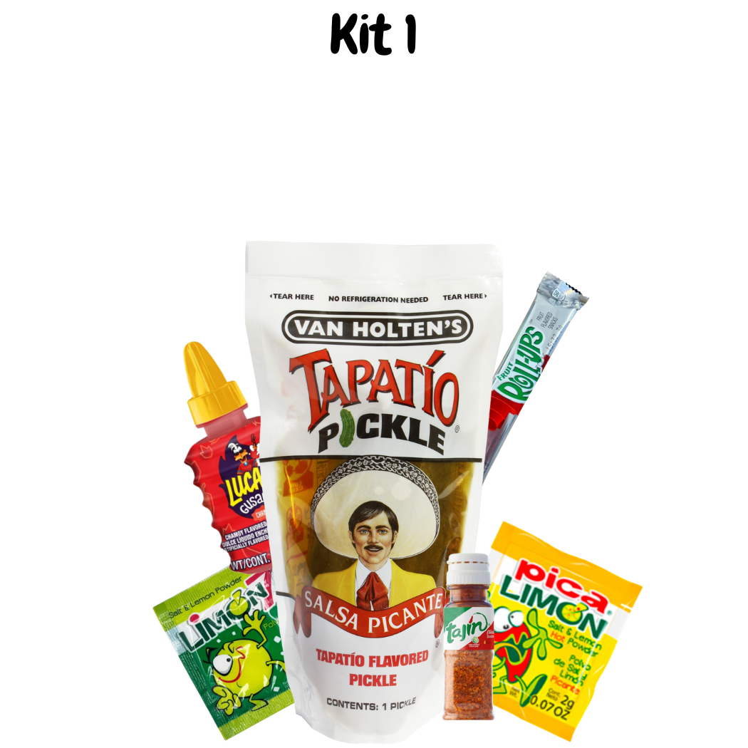 Chamoy Tapatio Pickle Kit's