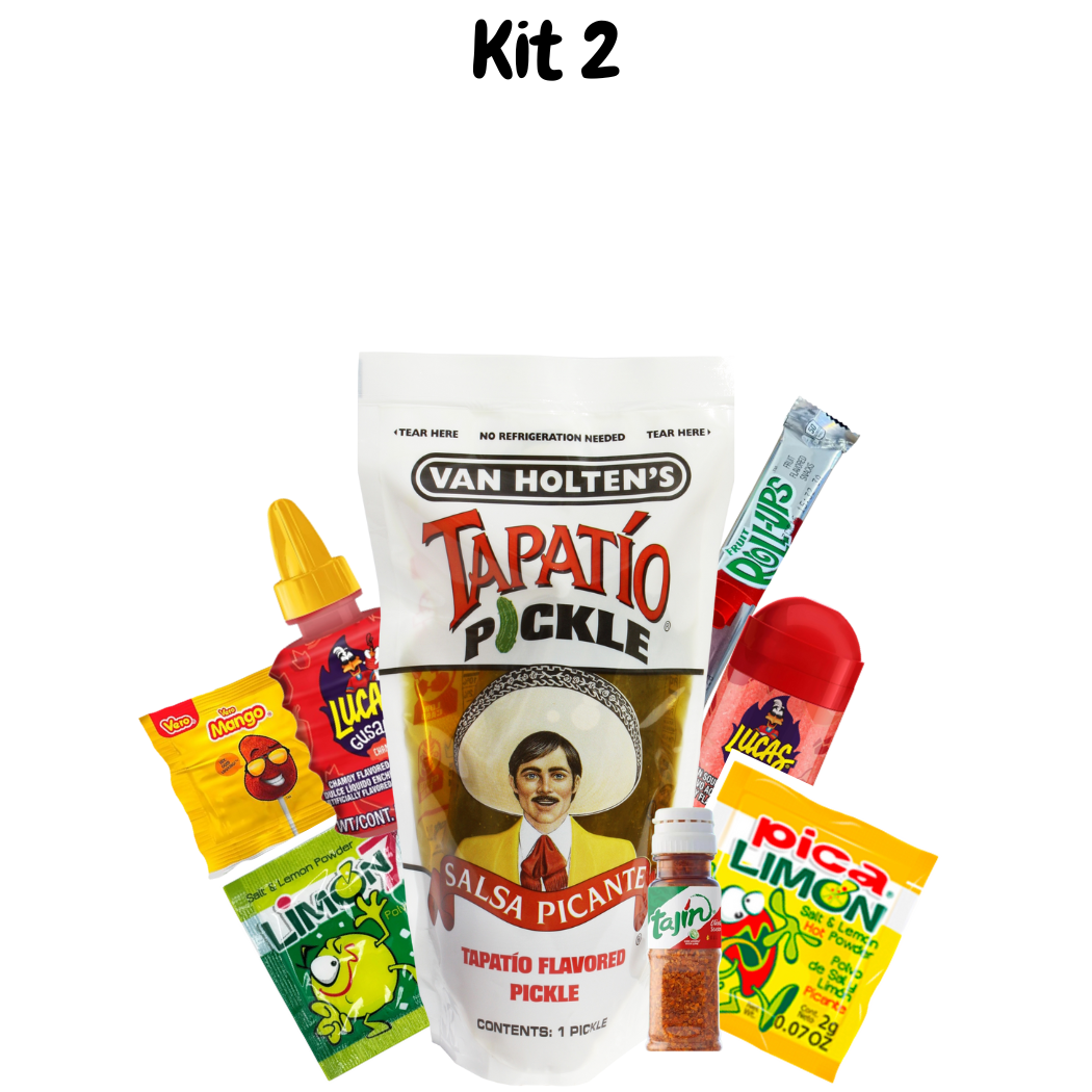 Chamoy Tapatio Pickle Kit's