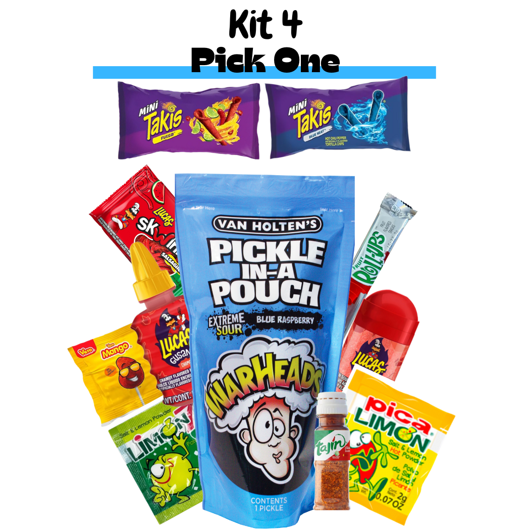 Chamoy Warhead Extreme Blue Raspberry Kit's