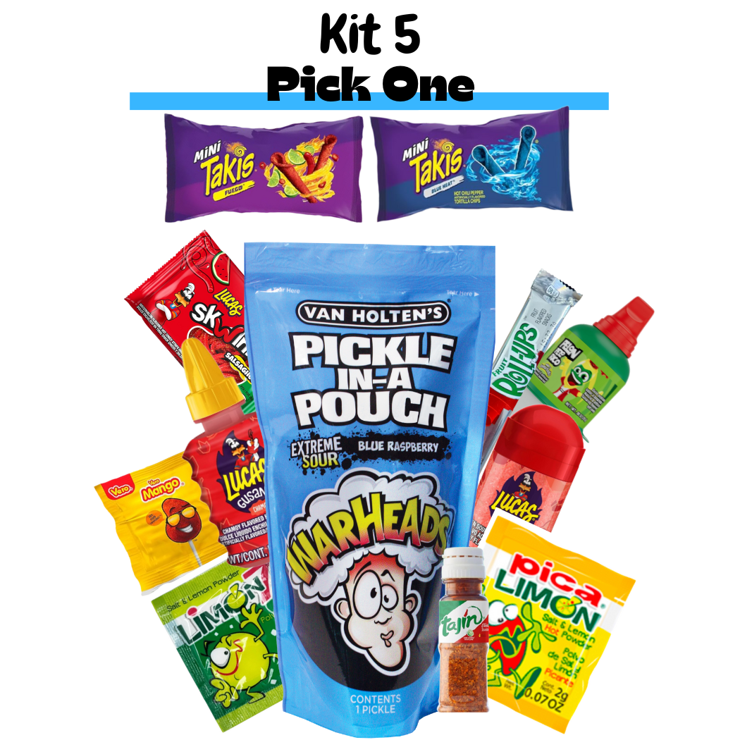 Chamoy Warhead Extreme Blue Raspberry Kit's